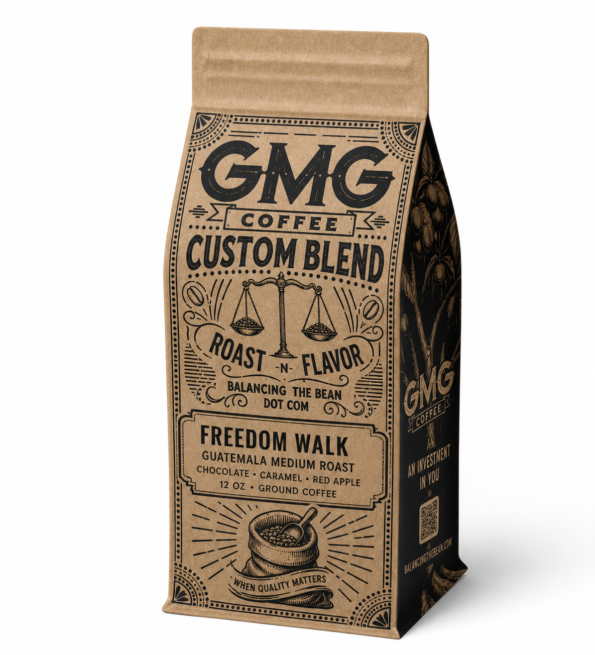Freedom Walk Guatemala Medium Roast GMG Coffee bag